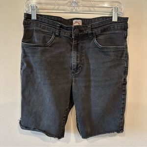 Ripton & co life is jort black jean shorts size 32